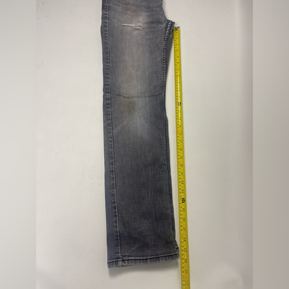 Levi 514 Straight Leg Medium Gray/Black Wash Jeans. size W30 L 32 - Picture 4 of 15